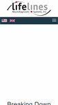 Mobile Screenshot of lifelinesneuro.com